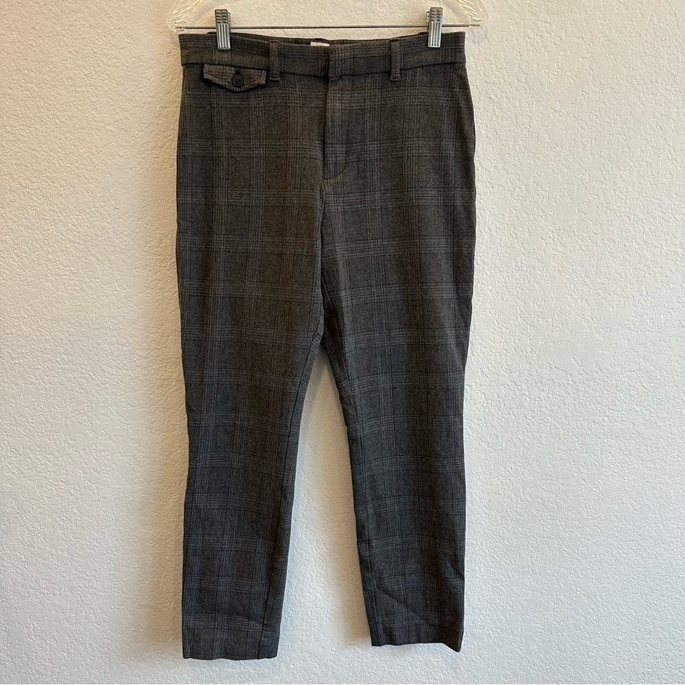 Gap Plaid Pant High Rise Signature Skinny Ankle Size 8 Women’s Good condition